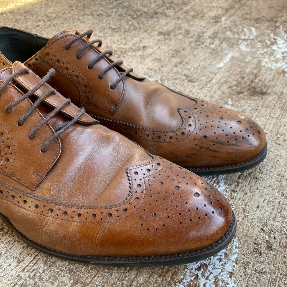 Stacey Adams brown shoes